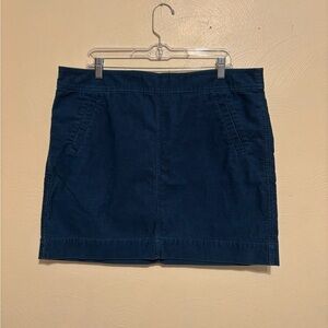 LOFT Blue Cargo Mini Skirt Casual